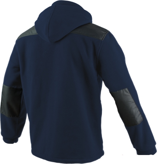 GRUBY POLAR MĘSKI ROBOCZY BLUZA POLAROWA ROBOCZA z ODPINANYM KAPTUREM r.XL