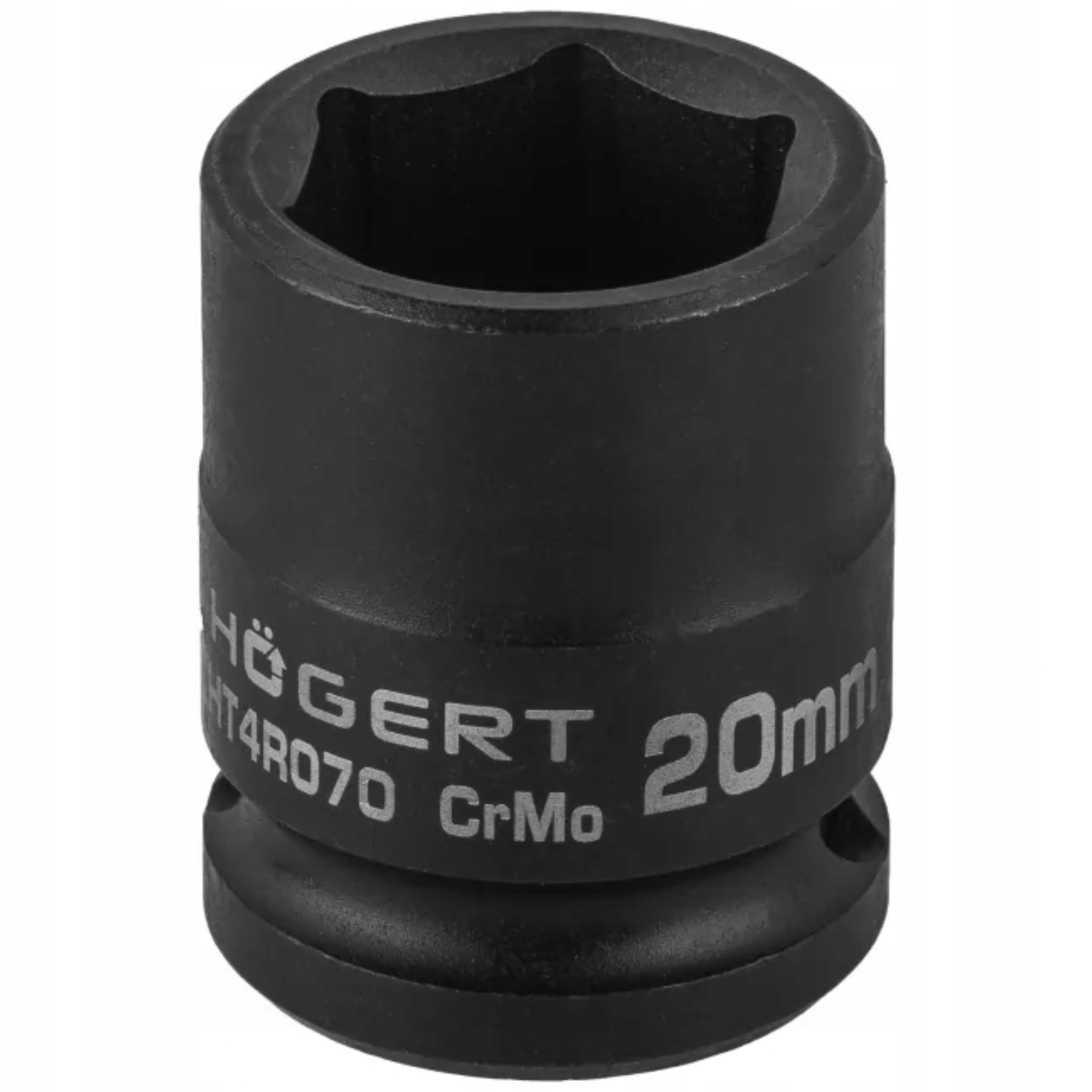 HOGERT NASADKA UDAROWA 1/2" 20MM KRÓTKA GŁOWICA SZEŚCIOKĄTNA HT4R070