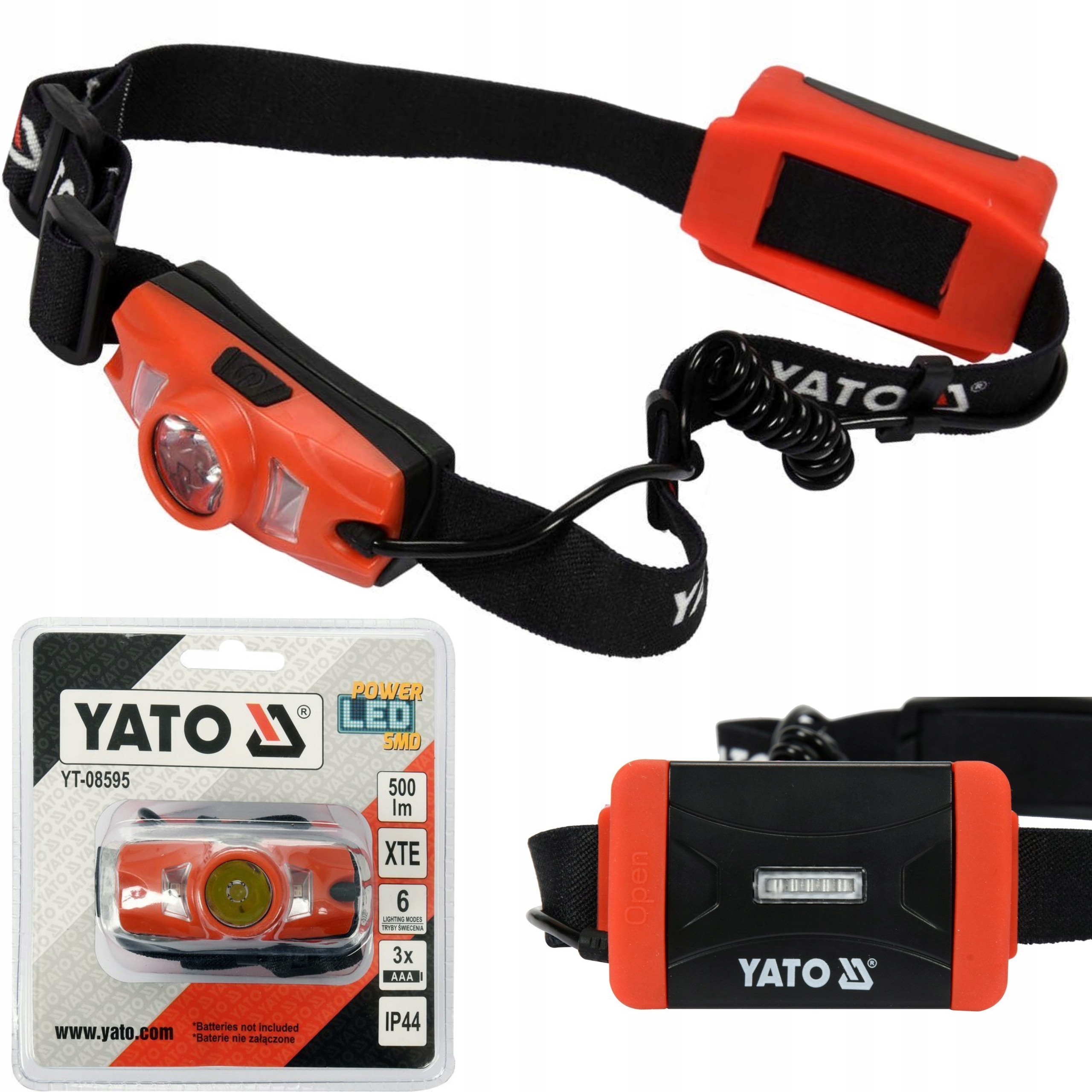 LATARKA CZOŁOWA CZOŁÓWKA TURYSTYCZNA 6 TRYBÓW YATO