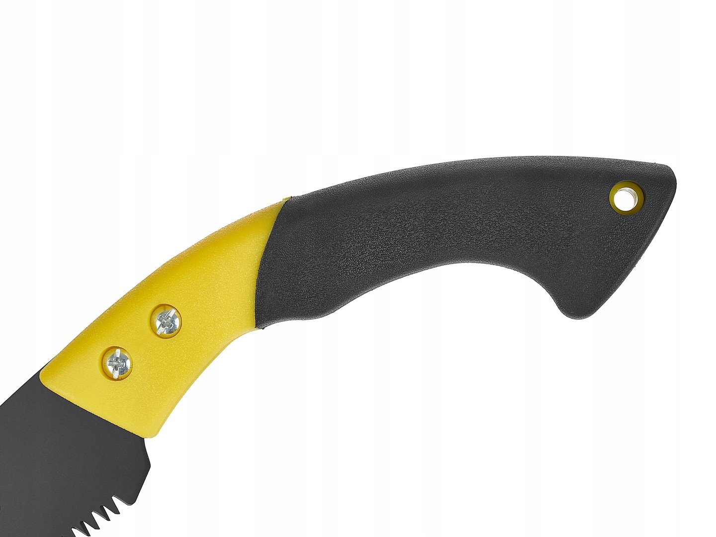 PIŁA RĘCZNA DO CIĘCIA DREWNA GAŁĘZI WYGIĘTA 35CM KABURA POWŁOKA PTFE 54HRC