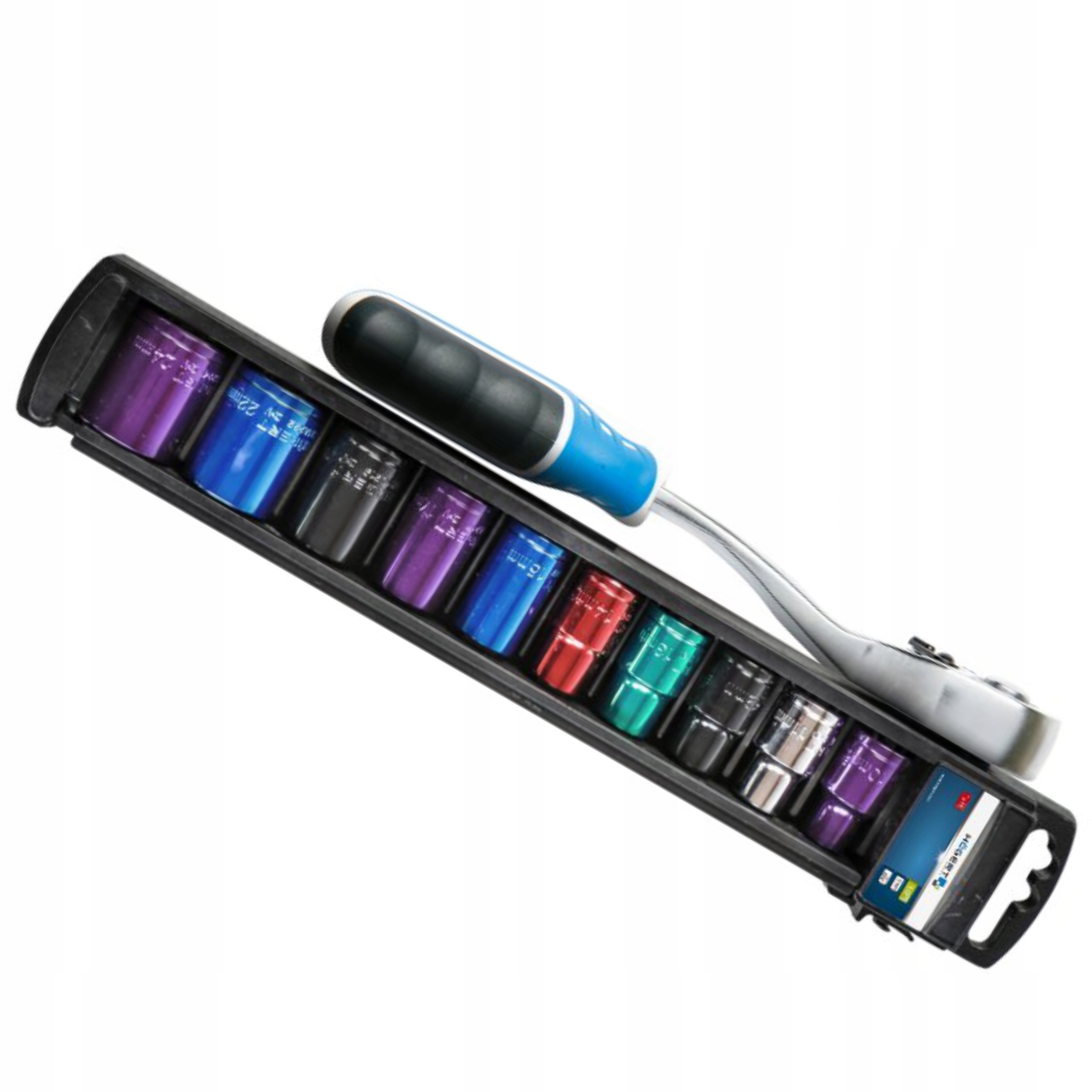 ZESTAW NASADEK Z GRZECHOTKĄ 1/2 ZE STALI CRV