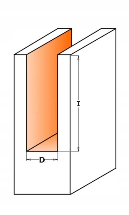 FREZ TRZPIENIOWY PROSTY HM SERIA DŁUGA 12,7 mm x 70mm CMT 912.127.11