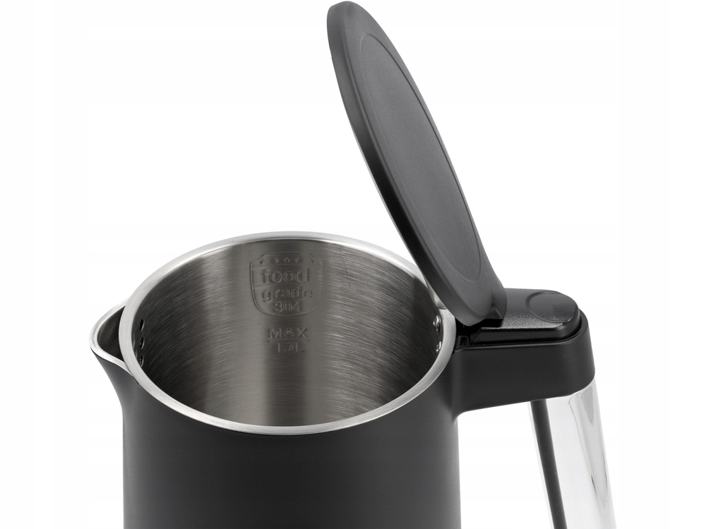 LUND CZAJNIK ELEKTRYCZNY 1,7L, REGULACJA TEMPERATURY, CZARNY 68228