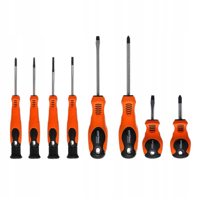 KRAFT&DELE ZESTAW ŚRUBOKRĘTÓW WKRĘTAKÓW 8 ELEM PRECYZYJNE PŁASKIE KD10913
