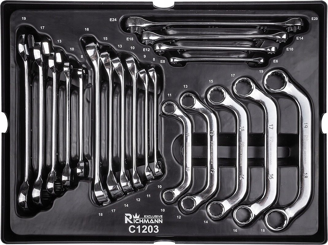 ZESTAW C1203T WKŁAD KLUCZE 20EL TACKA RICHMANN