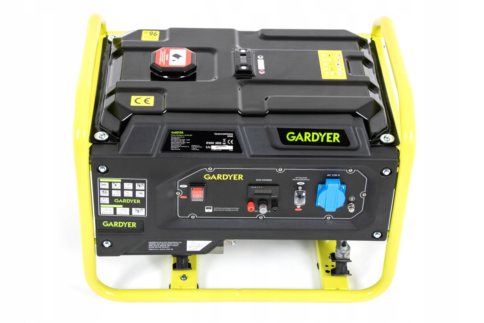 AGREGAT PRĄDOTWÓRCZY JEDNOFAZOWY 3000W ROZRUCH RĘCZNY SHJ3100 G3100 +OLEJ