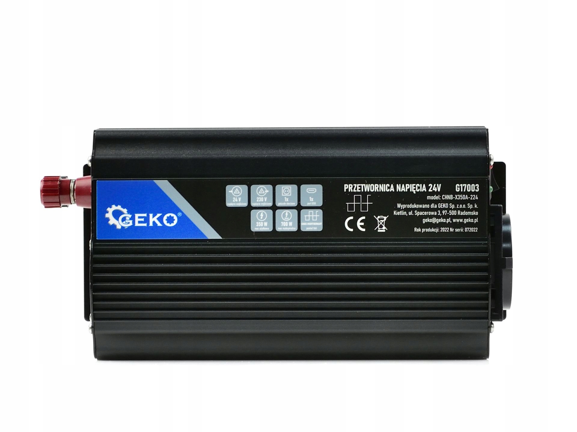 PRZETWORNICA 24V 230V SAMOCHODOWA NAPIĘCIA 700W/3