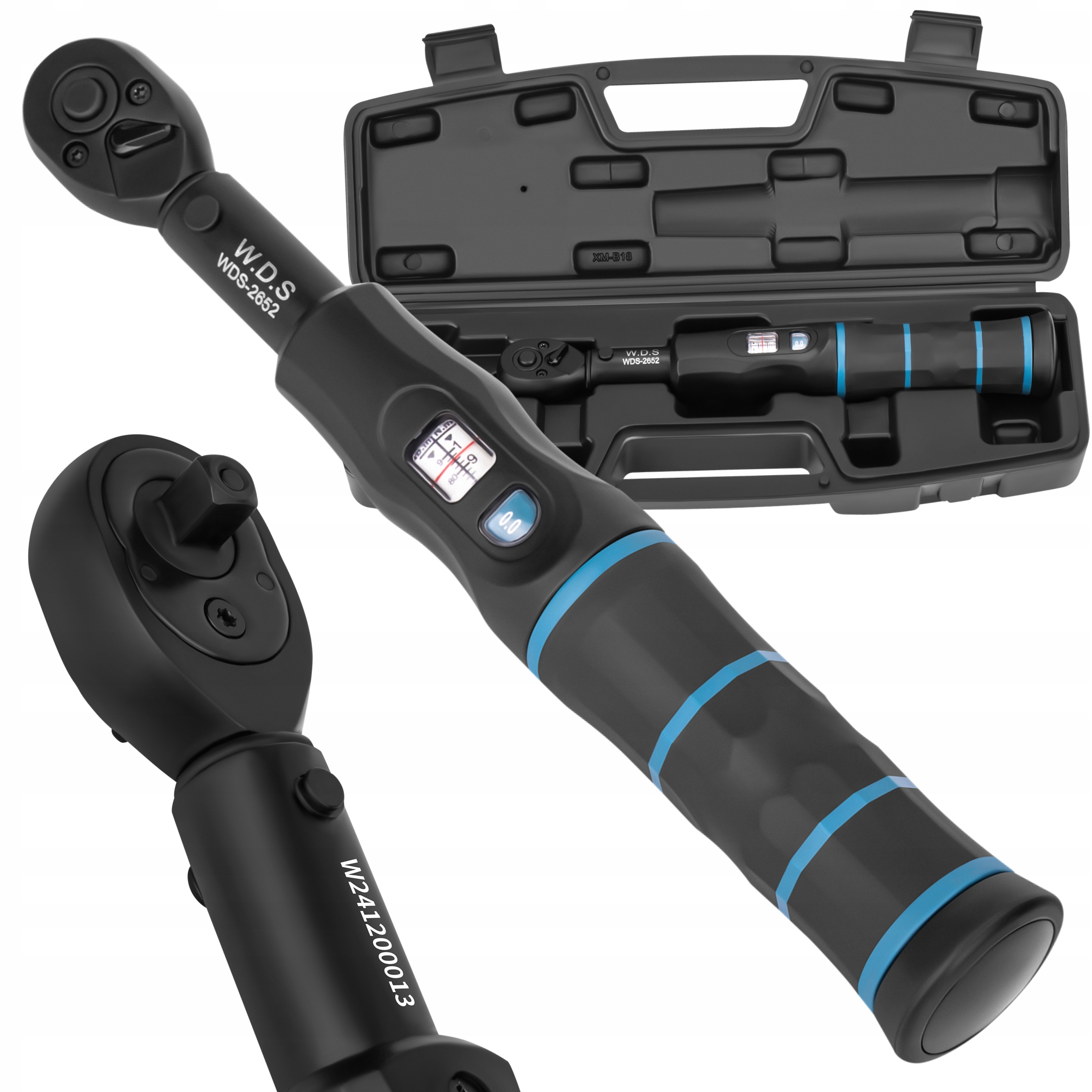 KLUCZ DYNAMOMETRYCZNY 1/4" 1-25NM 250mm WALZIKA WDS2652 CERTYFIKAT 72-Z