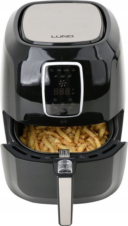 LUND FRYTKOWNICA BEZTŁUSZCZOWA AIR FRYER 1800W 5,2L Z WYŚWIETLACZEM 67574