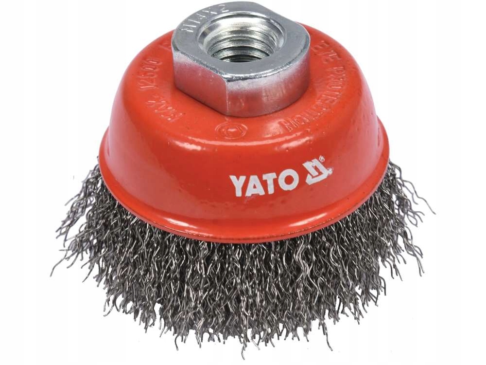 YATO SZCZOTKA DOCZOŁOWA 65MM M14 INOX SZLIFIERKĘ
