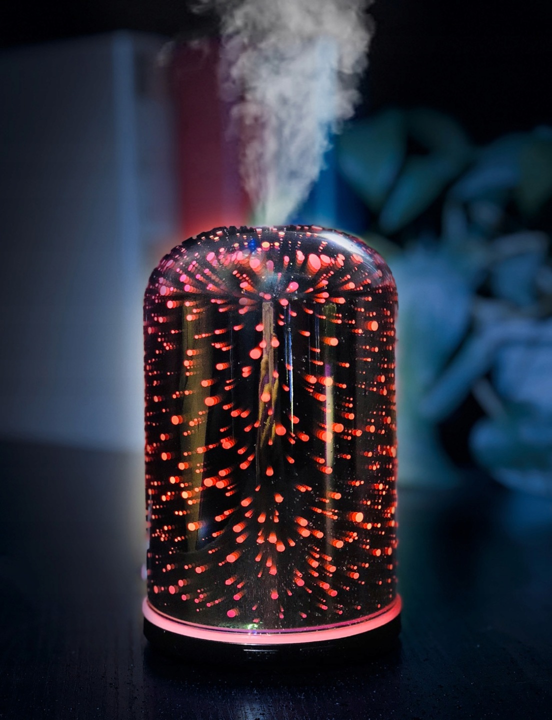 LUND NAWILŻACZ POWIETRZA AROMATERAPIA 120ml PODŚWIETLENIE LED OZDOBNY 66901