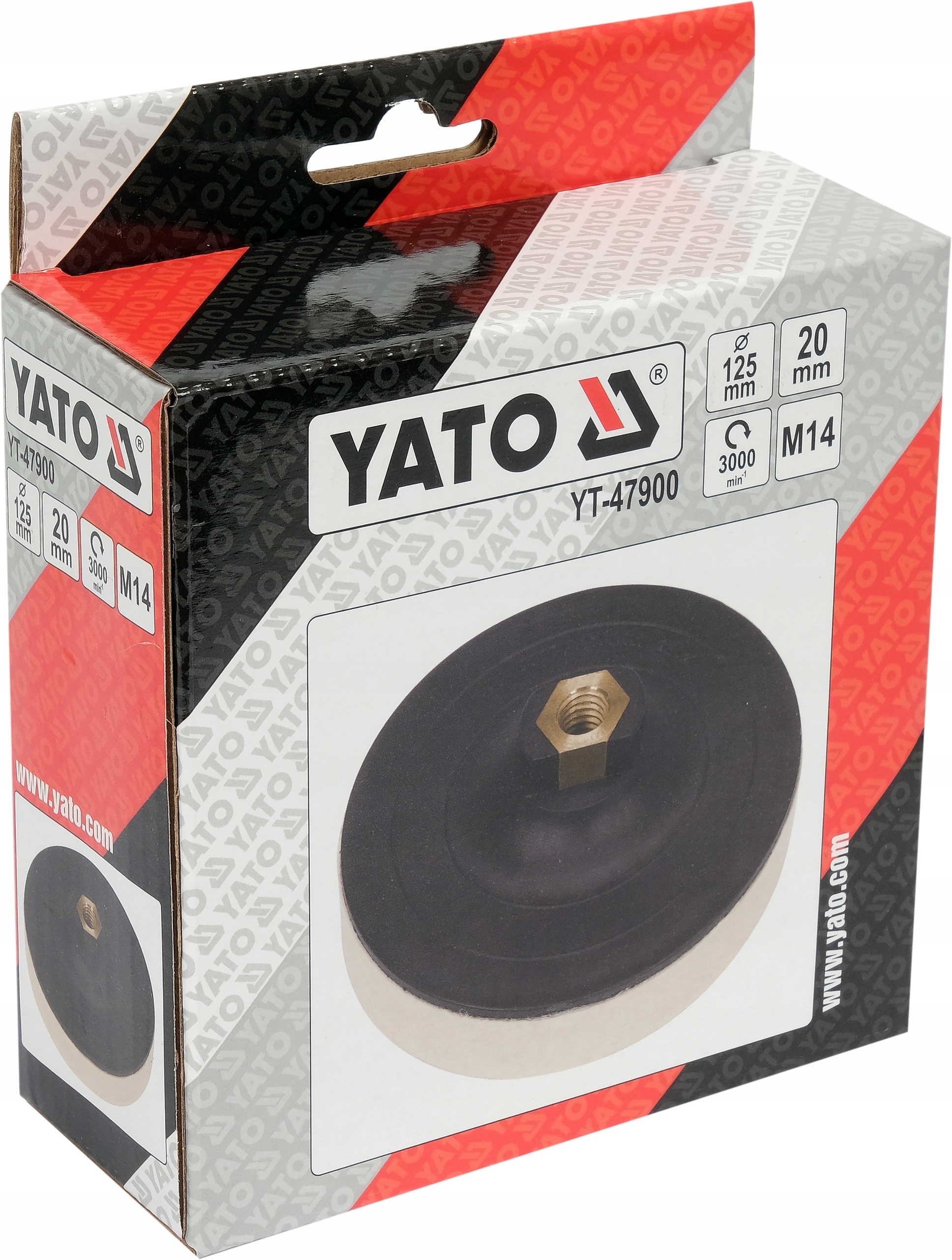 YATO FILC POLERSKI KRĄŻEK TARCZA DYSK 125x20mm M14
