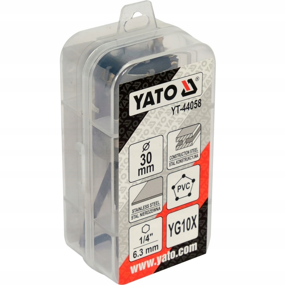 YATO OTWORNICA TCT DO METALU 30MM Z WĘGLIKIEM SPIEKANYM KORONKA YT-44058