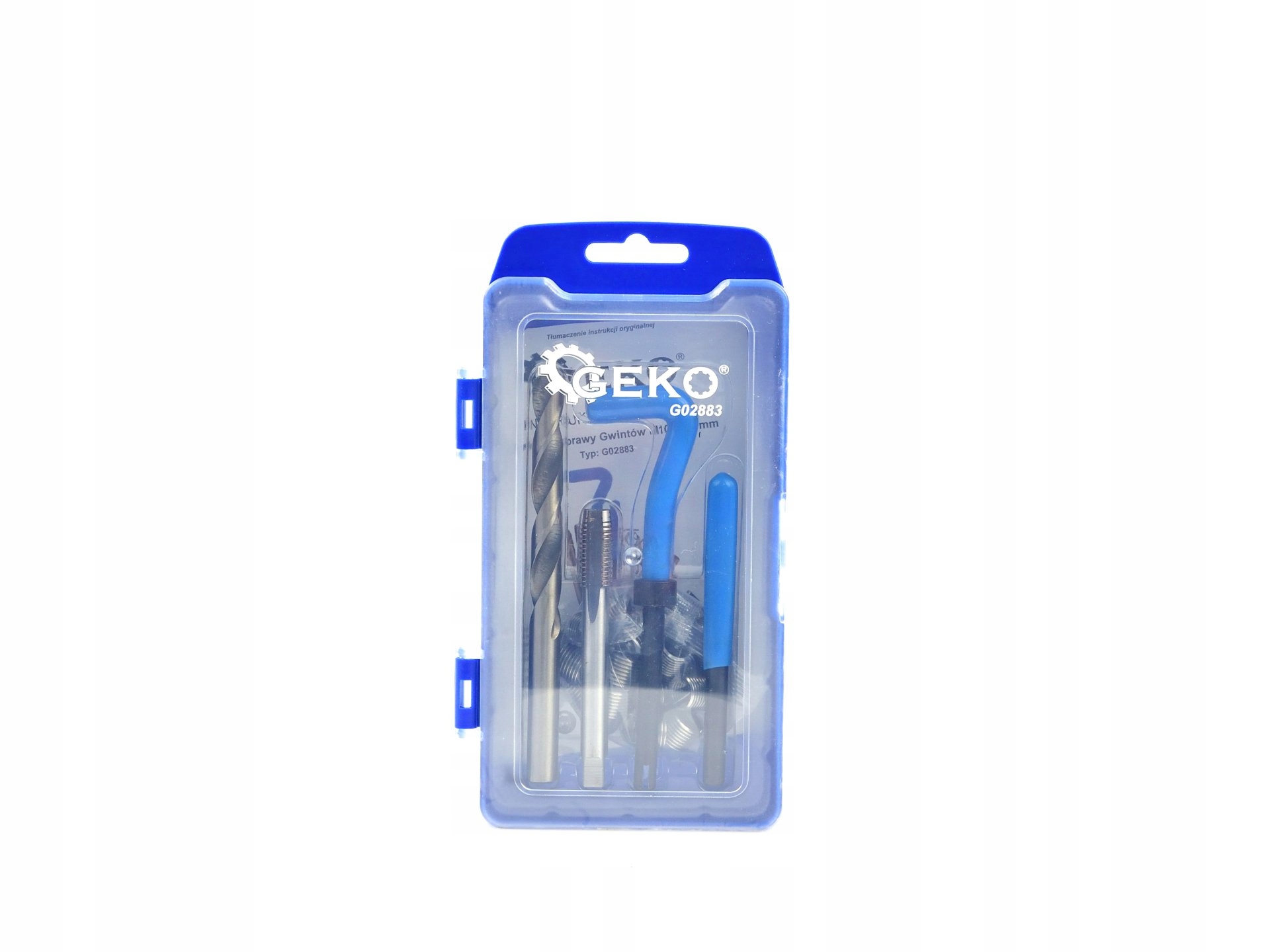 GEKO ZESTAW DO NAPRAWY GWINTÓW WALIZKA M10x1.50 HELICOIL 10 SPR G02883