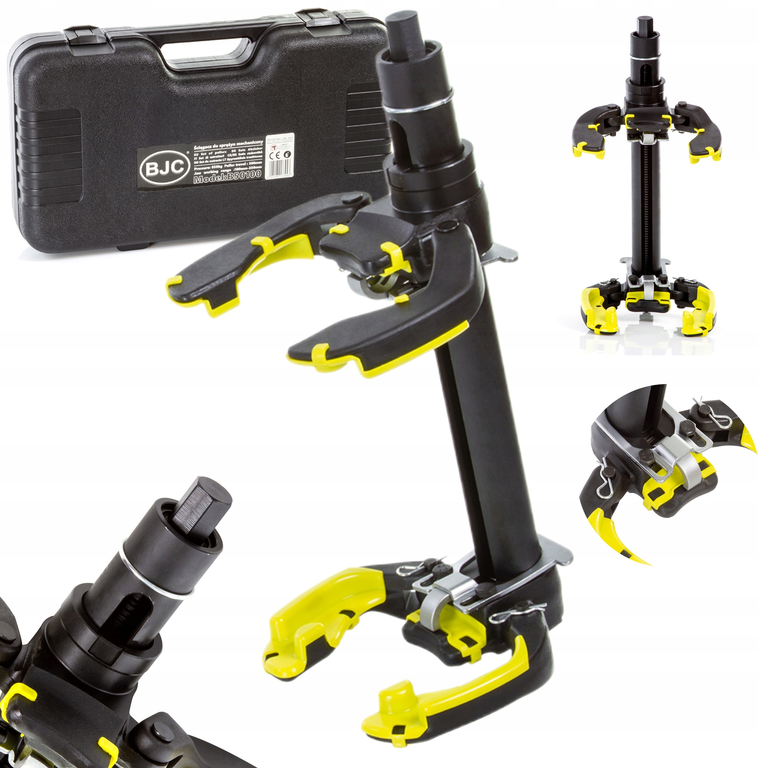 ŚCIĄGACZ DO SPRĘŻYN MECHANICZNY REGULOWANY MCPHERSONA Z BLOKADĄ BJC B50100