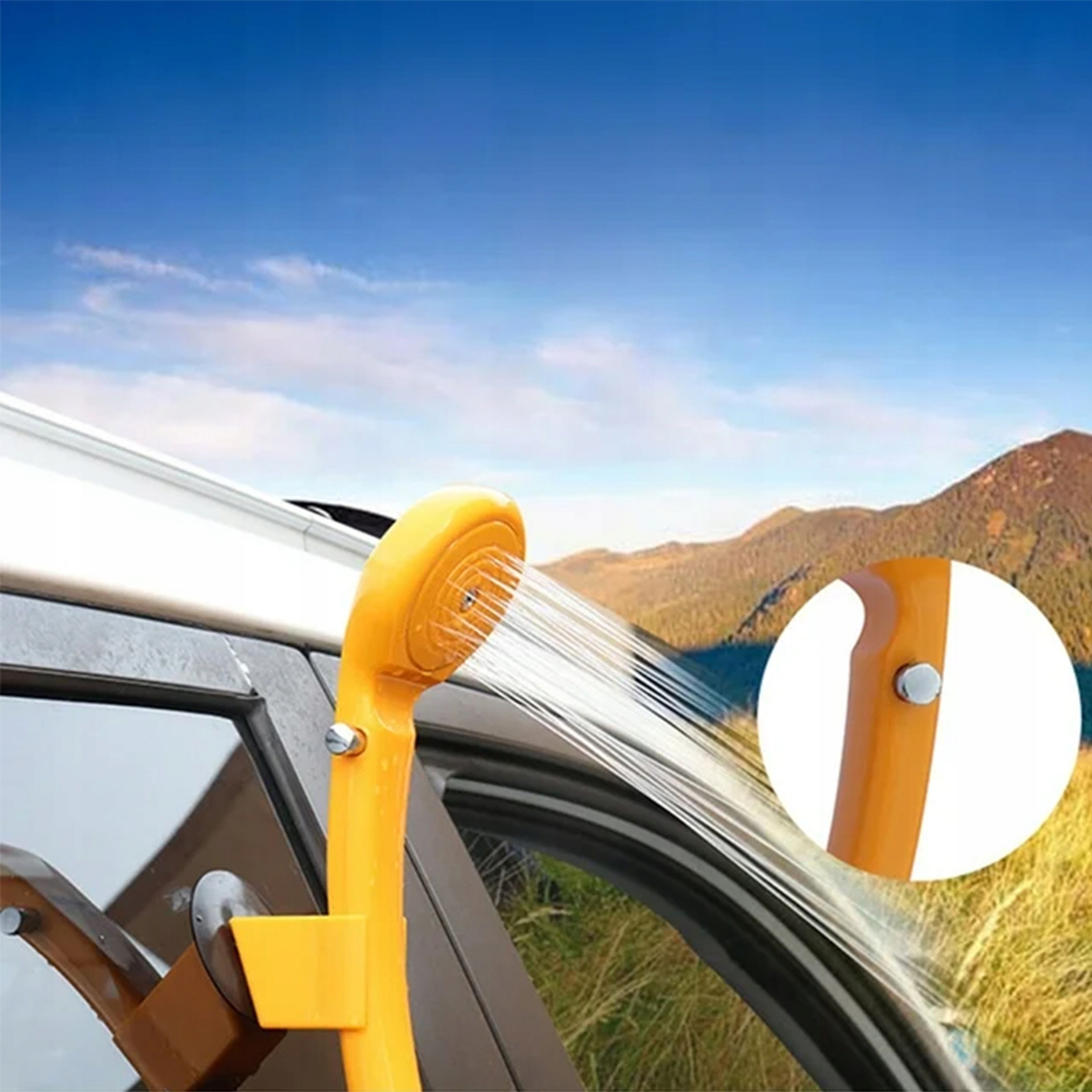 KETLIN PRYSZNIC TURYSTYCZNY 12V SAMOCHODOWY 10l/min REGULOWANE CIŚN. K00403