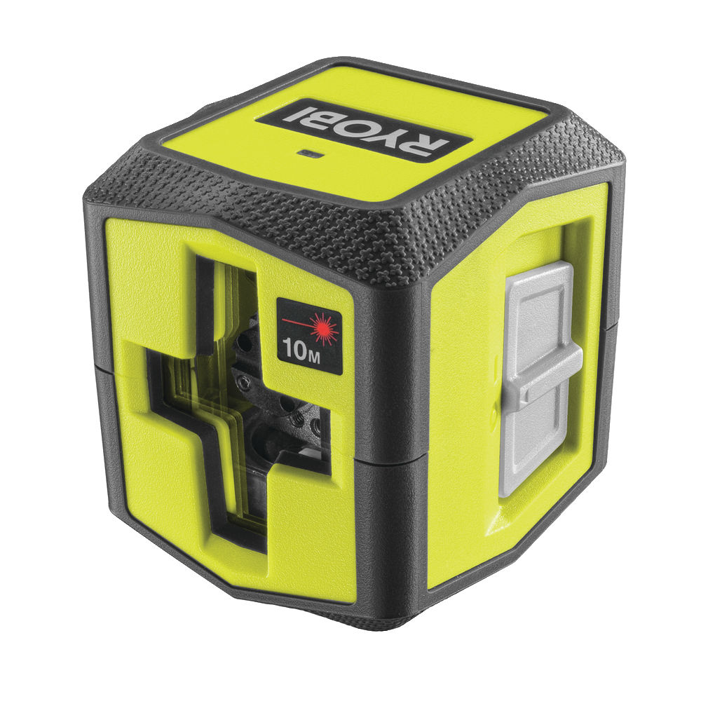 RYOBI LASER KRZYŻOWY RBCLLR1 CZERWONA WIĄZKA 10M POZIOMICA LASEROWA 3MM