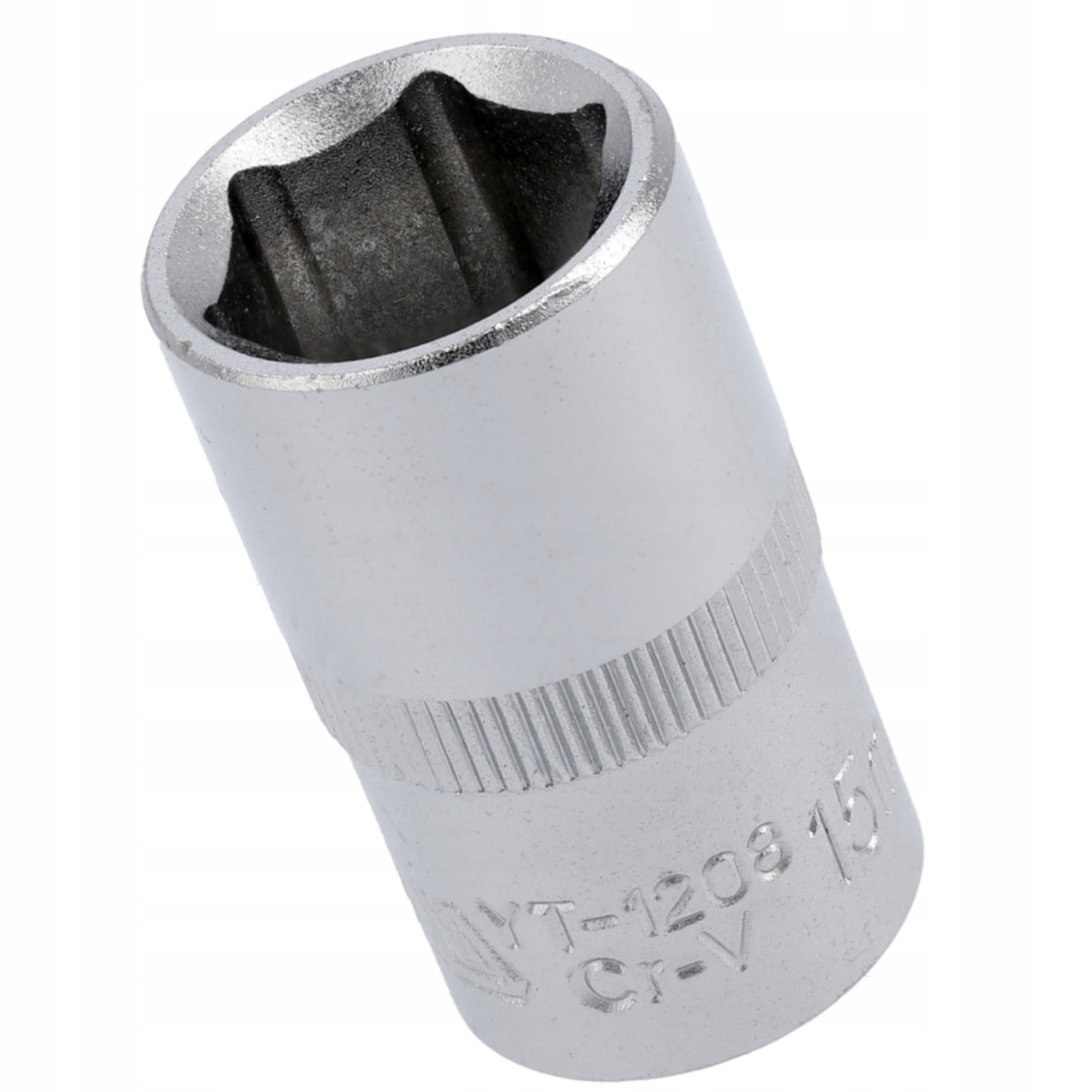 YATO NASADKA KRÓTKA 6-KĄTNA CHROMOWANA 1/2'' 15MM YT-1208