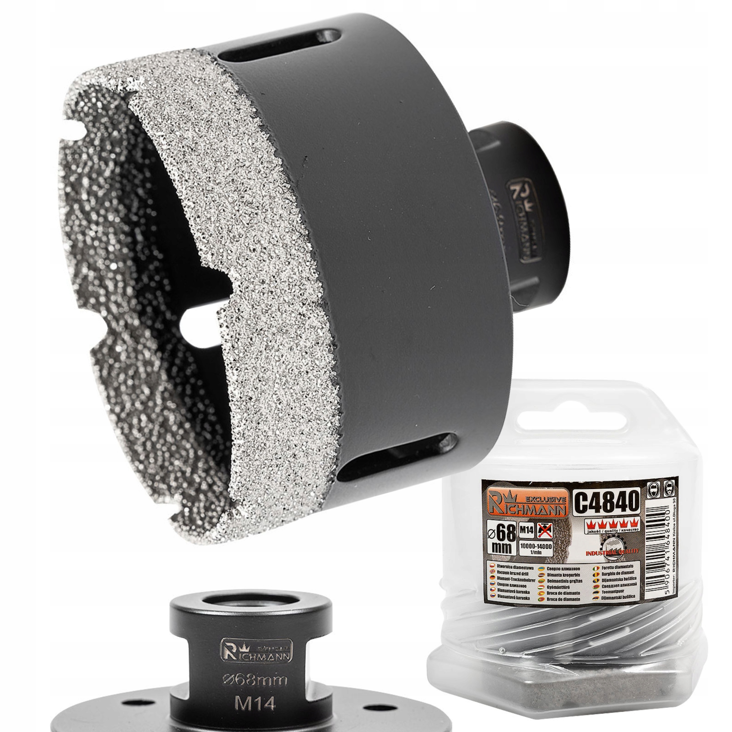 C4840 OTWORNICA DIAMENTOWA 68 MM M14 RICHMANN