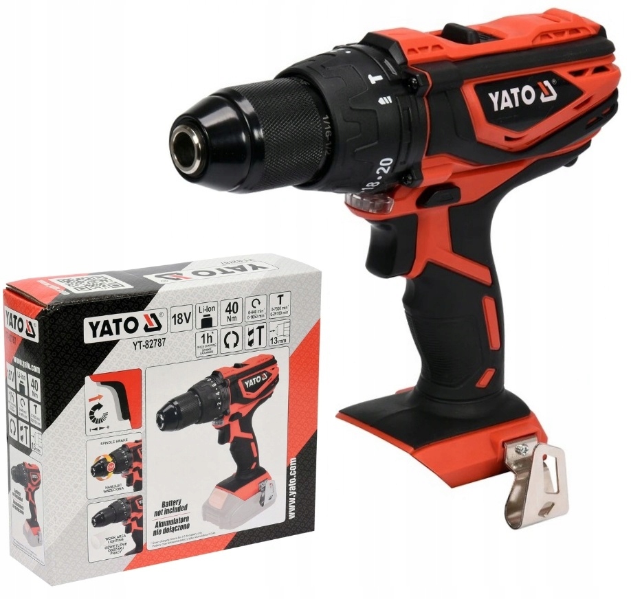YATO WIERTARKO-WKRĘTARKA UDAROWA 18V YT-82787