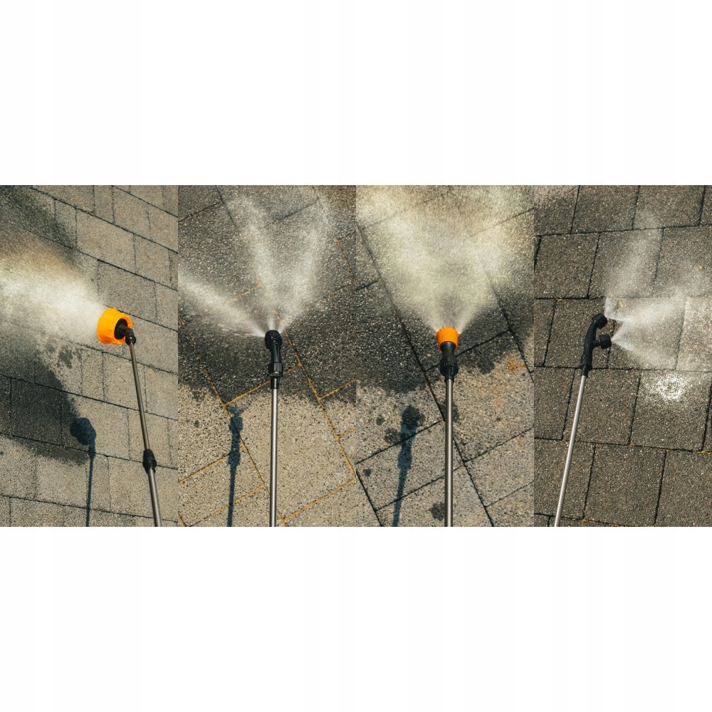 OPRYSKIWACZ AKUMULATOROWY PLECAKOWY CIŚNIENIOWY POWERMAT 16L ZESTAW 4 DYSZE