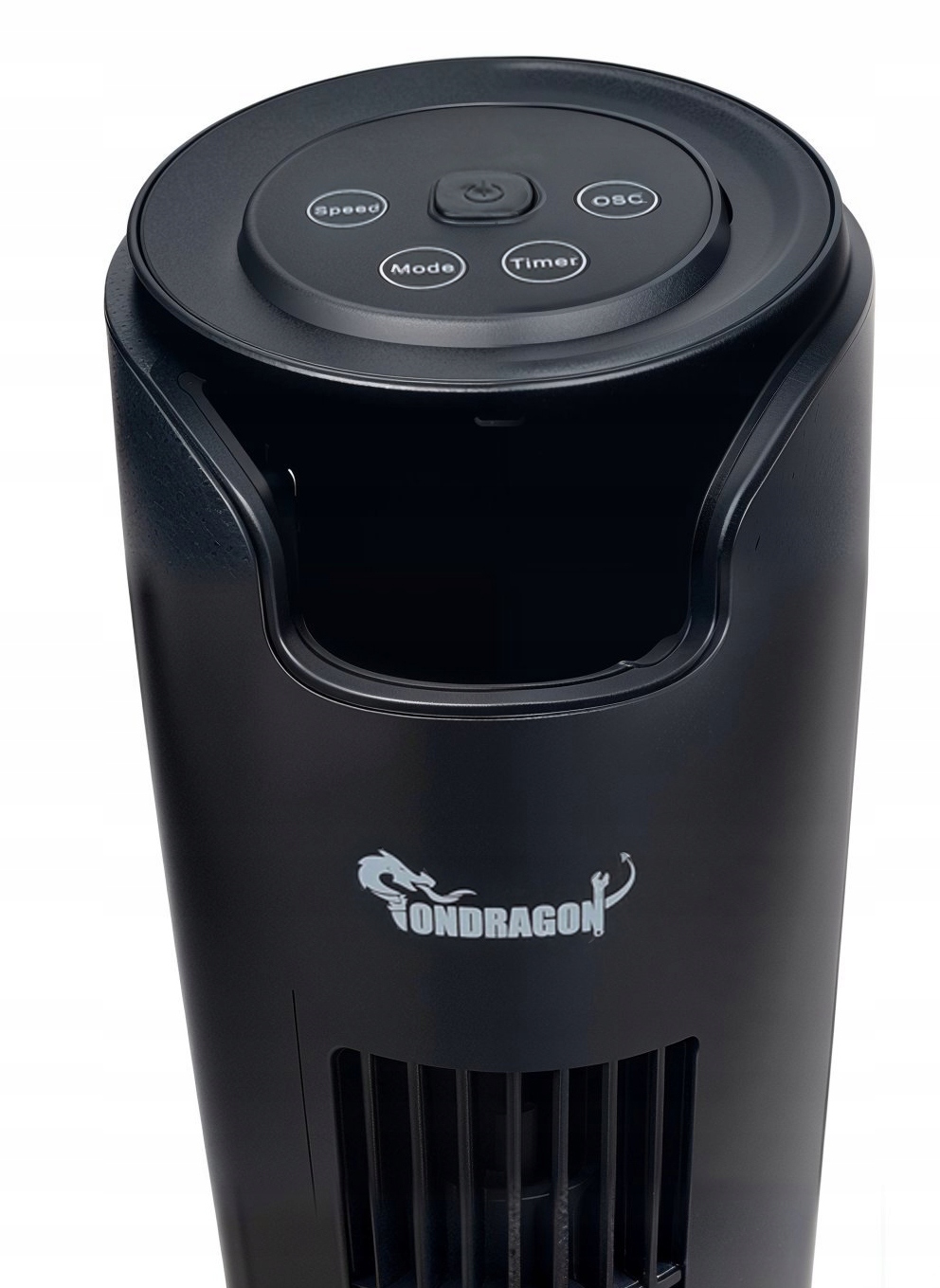 WENTYLATOR KOLUMNOWY STOJĄCY PODŁOGOWY WIATRAK CZARNY BLACK 100W + PILOT