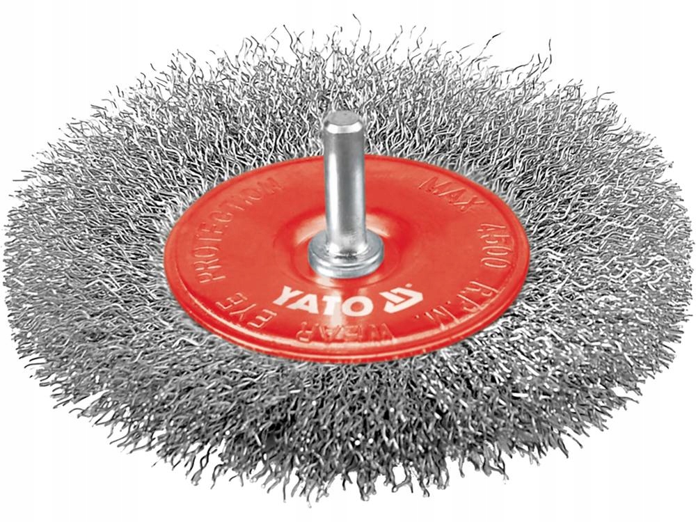 YATO SZCZOTKA TARCZOWA DRUT NIERDZEWNY 100MM