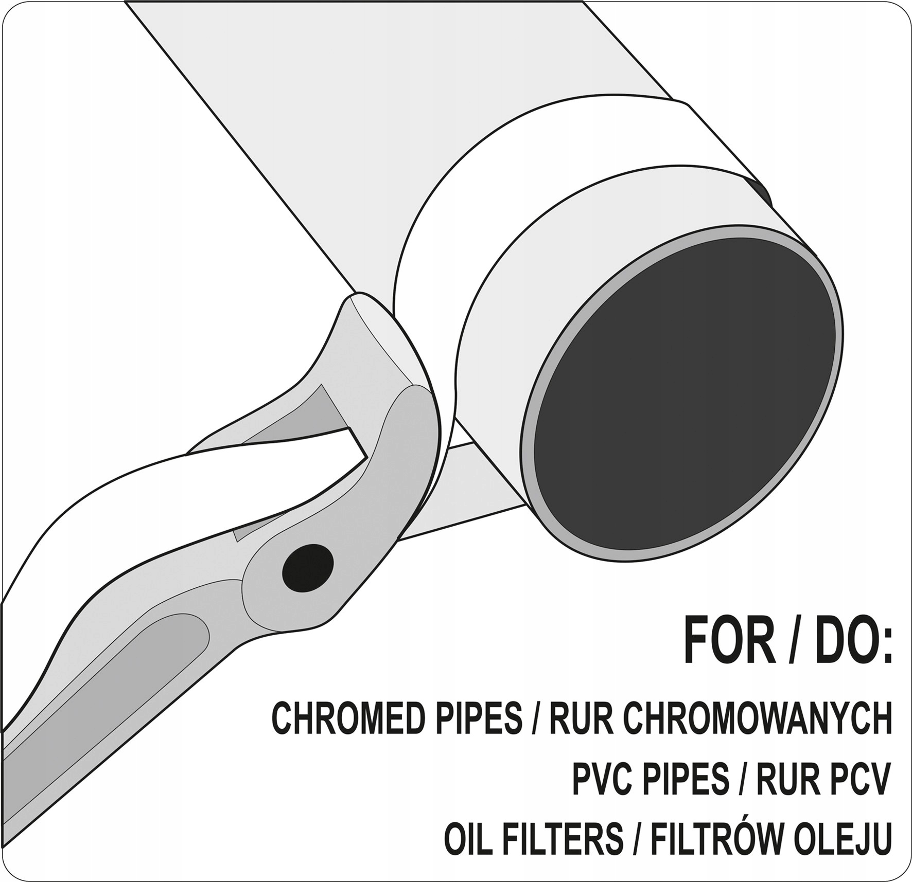 YATO KLUCZ TAŚMOWY DO RUR I FILTRÓW OLEJU 200mm 8'' NYLONOWY PASEK YT-22255