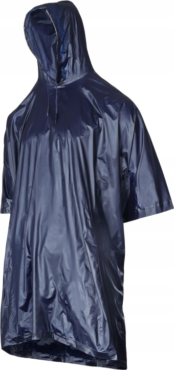 PŁASZCZ PRZECIWDESZCZOWY GRANATOWY PELERYNA PONCZO