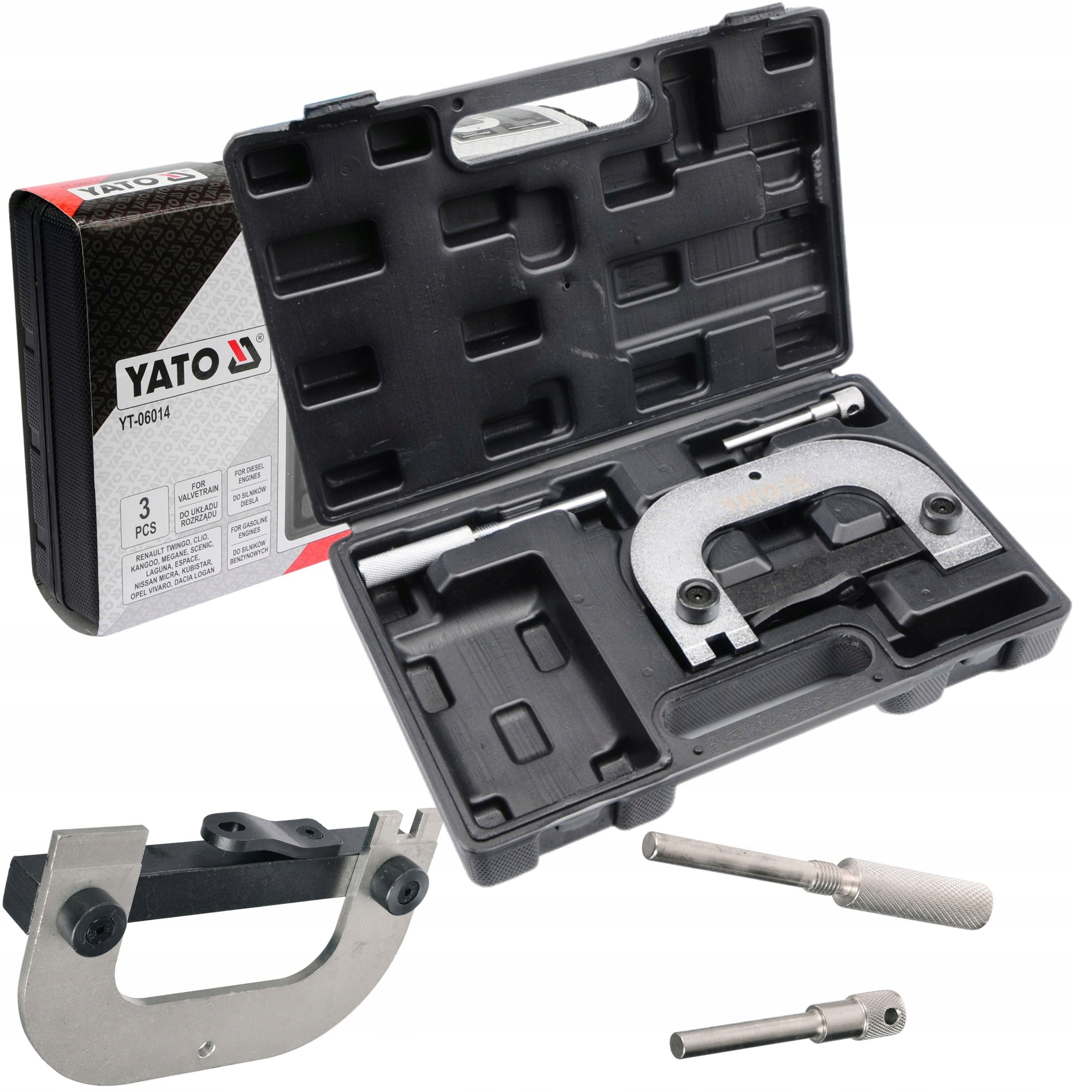 YATO ZESTAW BLOKAD ROZRZĄDU RENAULT 1,4-2,0 16V