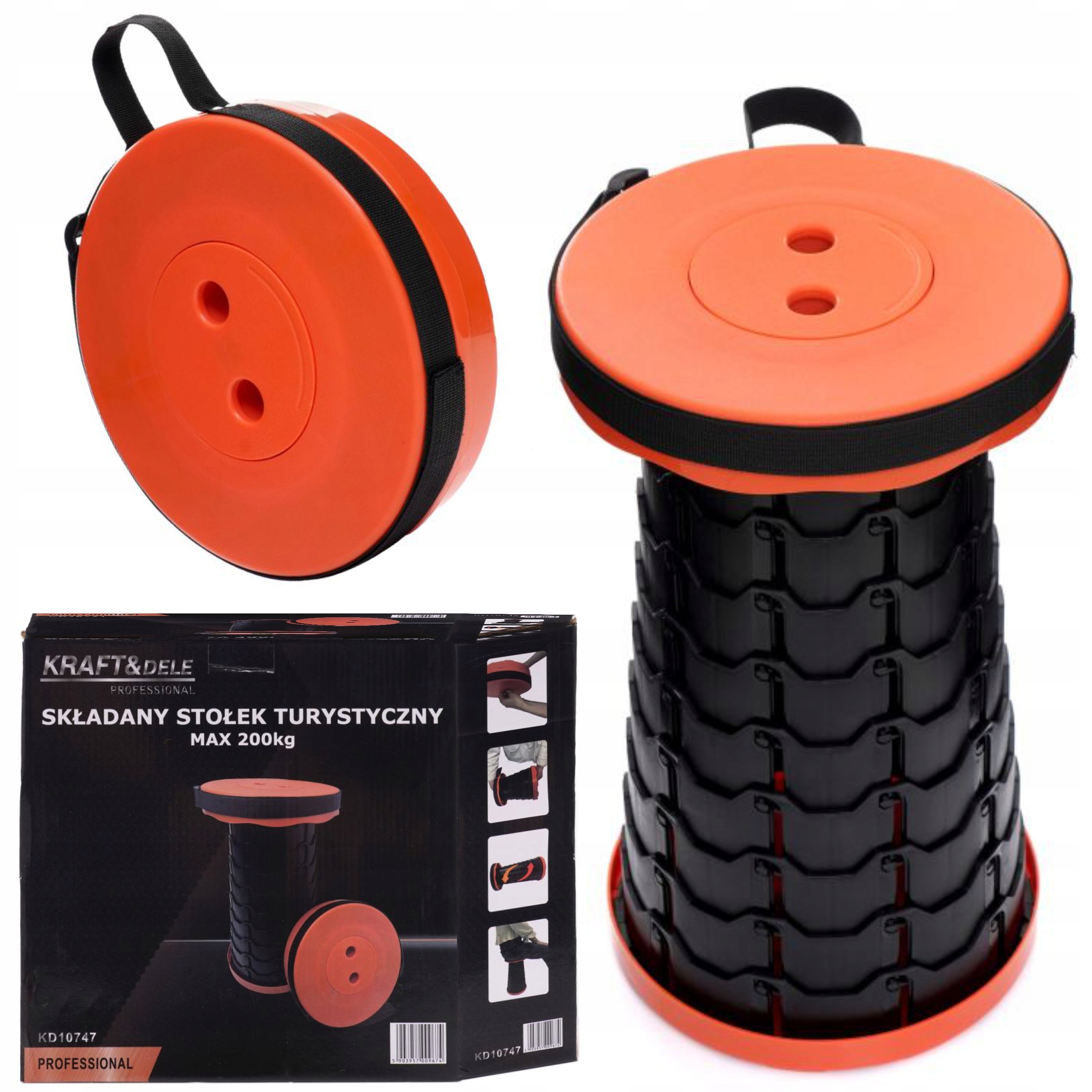 TABORET KRZESŁO TURYSTYCZNE SKŁADANE STOŁEK WĘDKARSKI NA RYBY PLAŻĘ LEKKI