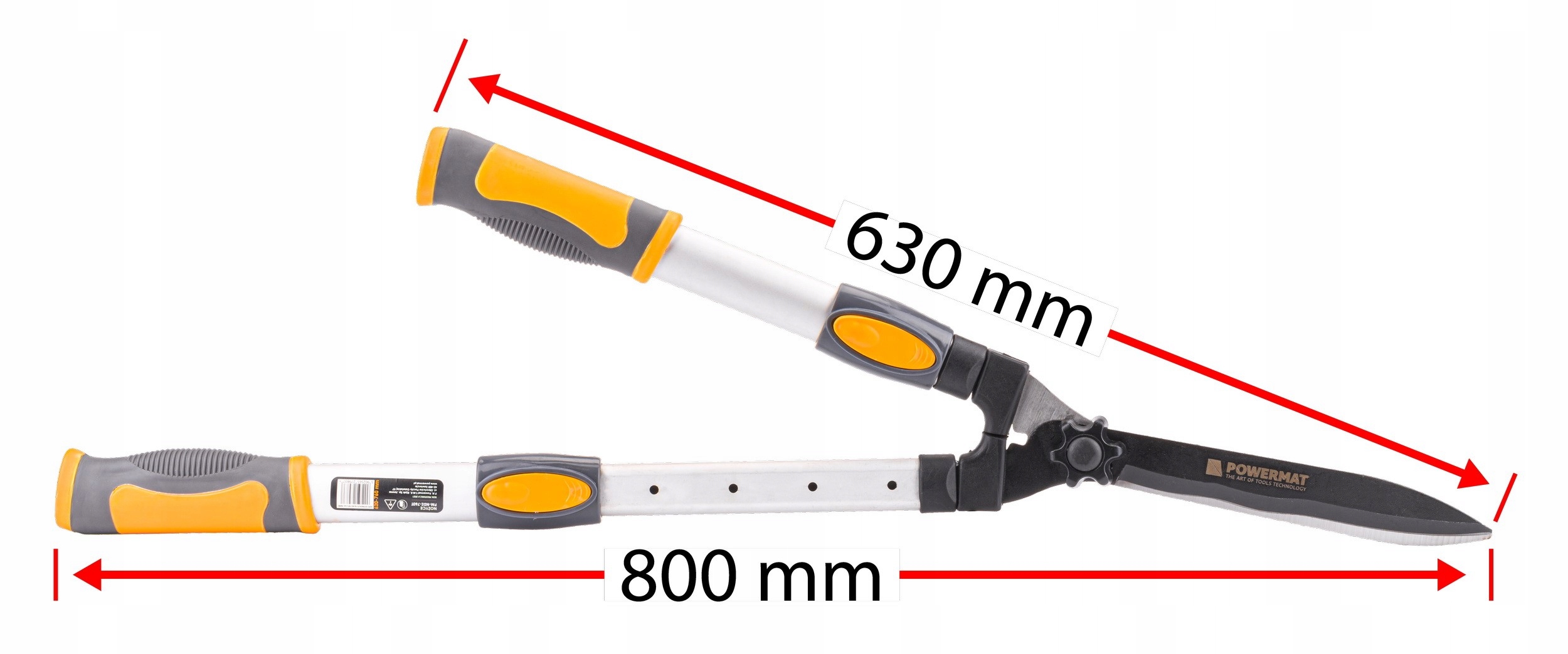 NOŻYCE RĘCZNE DO ŻYWOPŁOTU POWERMAT PM-NDZ-760T
