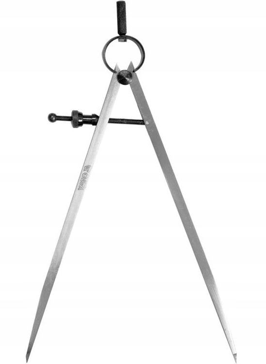 YATO CYRKIEL ŚLUSARSKI STOLARSKI 200 MM ze SPRĘŻYNĄ I ŚRUBĄ YT-72107