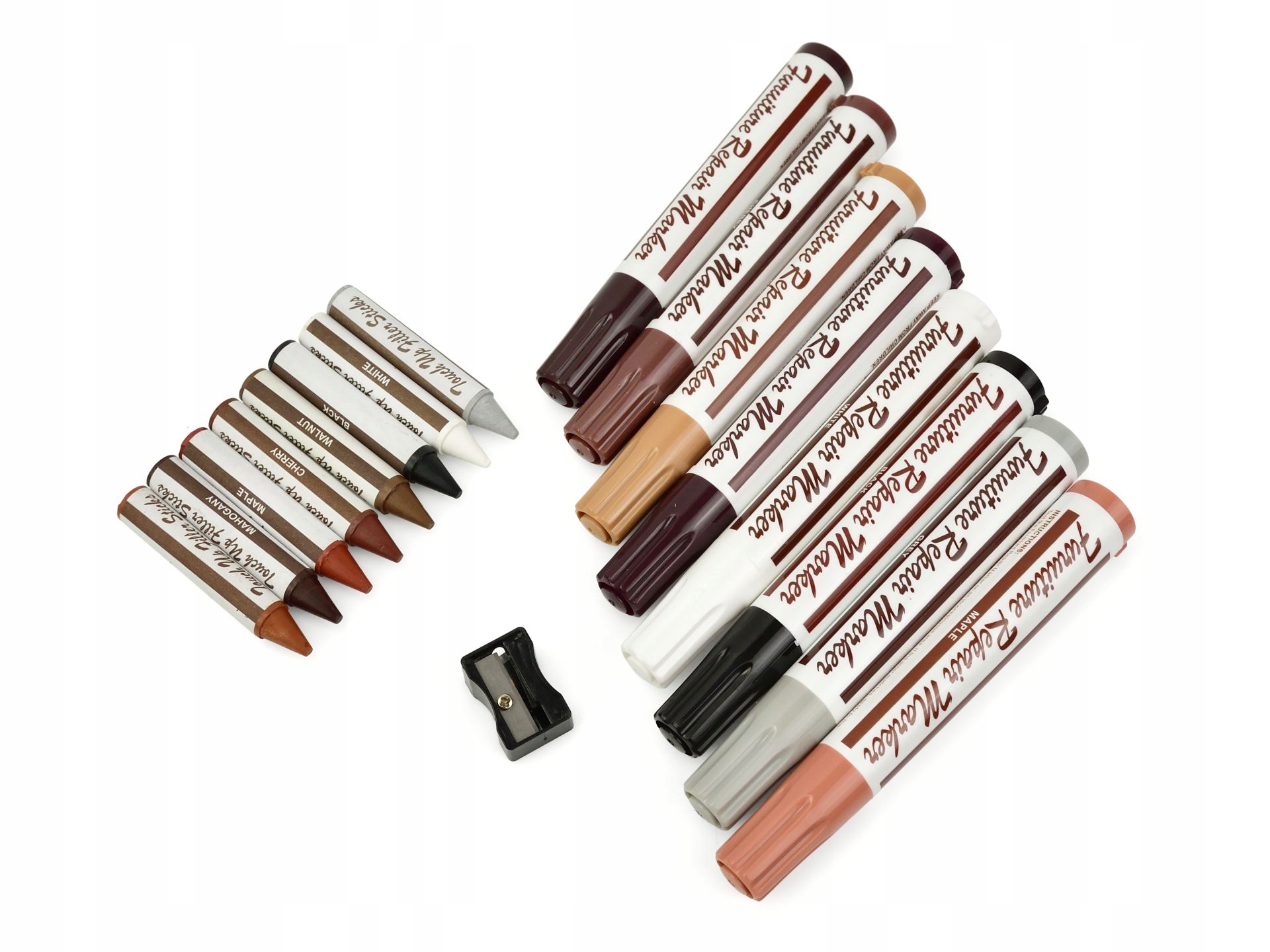 GEKO ZESTAW DO NAPRAWY PANELI, MEBLI, DREWNA, SKÓRY 17 ELEMENTÓW G30147