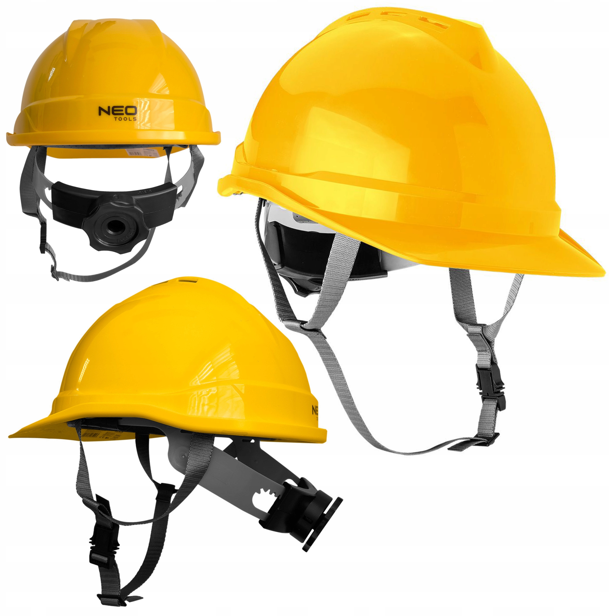 NEO HEŁM KASK BHP BUDOWLANY ROBOCZY OCHRONNY ŻÓŁTY