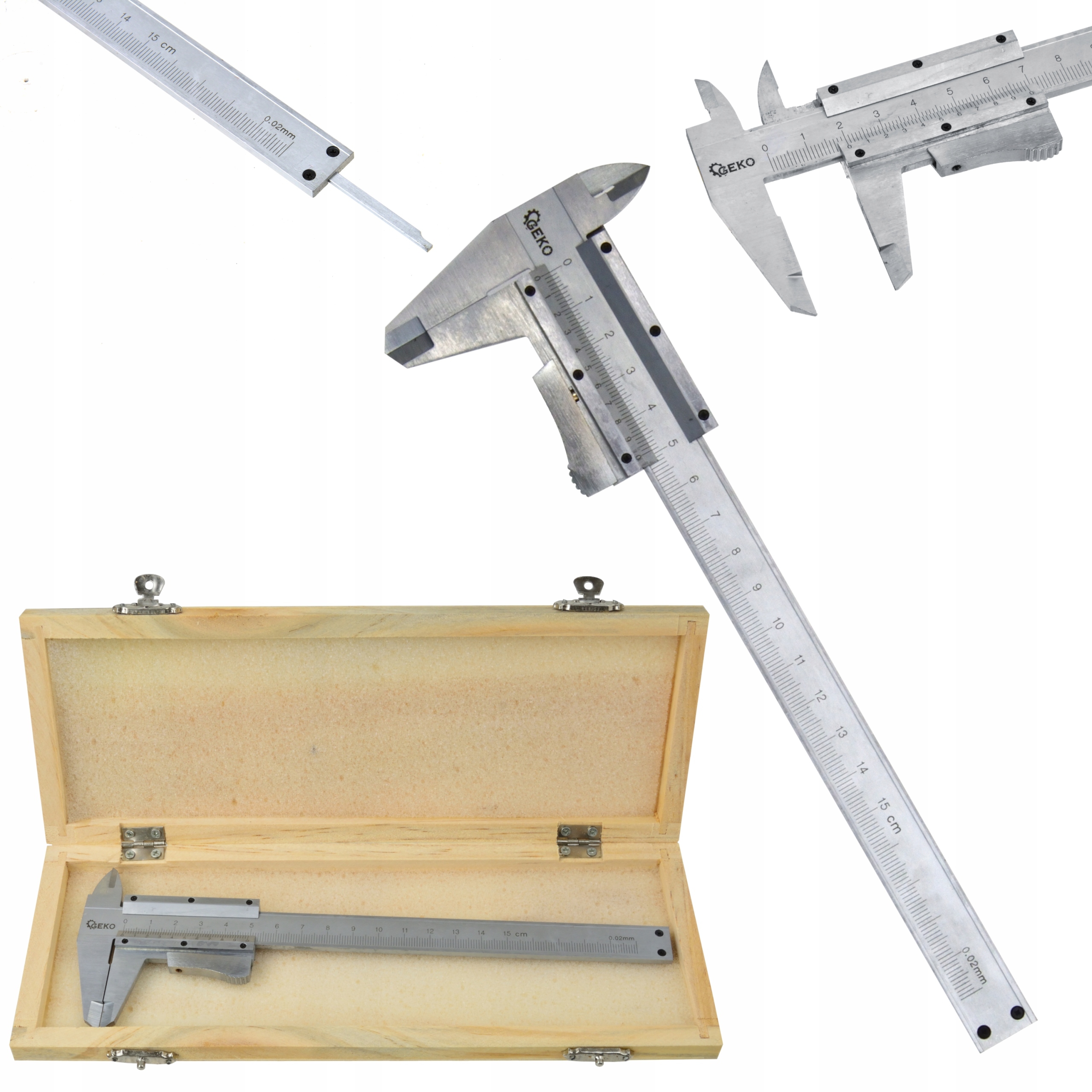 SUWMIARKA NONIUSZOWA 150mm 0.02mm AUTO BLOKADA