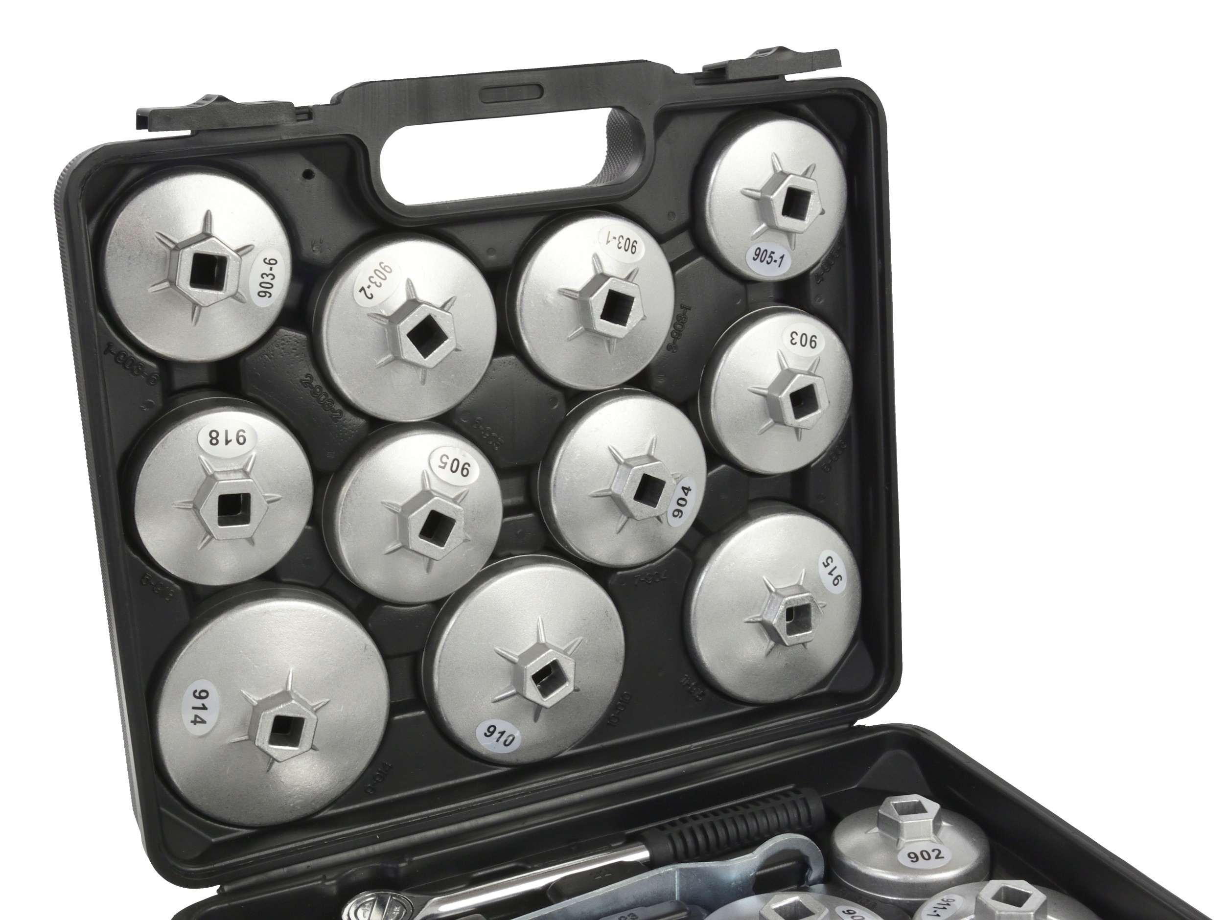 KLUCZE NASADOWE DO FILTRÓW OLEJU ALUMINIOWE 23 EL