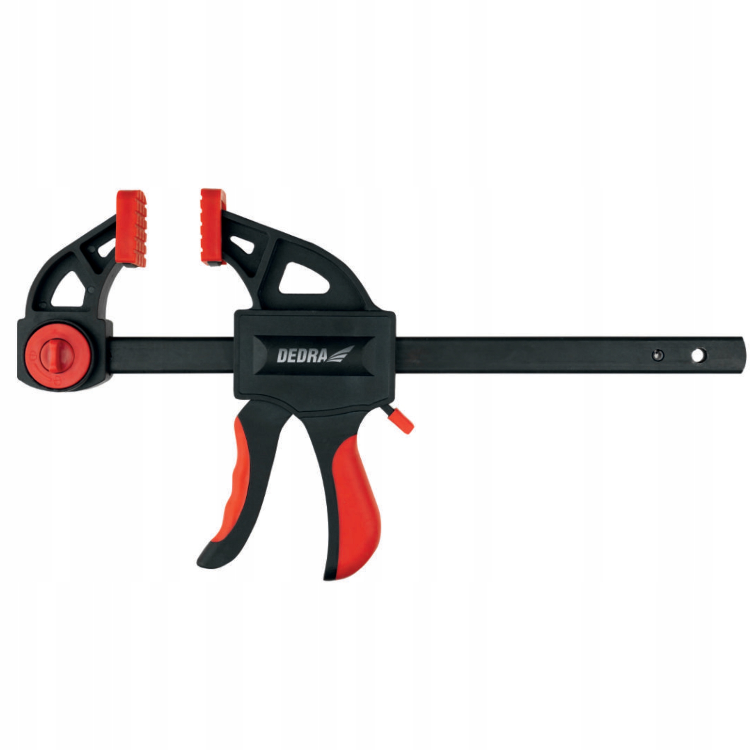 DEDRA ŚCISK STOLARSKI PISTOLETOWY 460x72mm Z FUNKCJĄ ROZPIERAKA 12A026