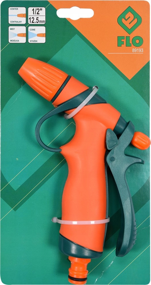 FLO PISTOLET ZRASZAJĄCY REGULOWANY ABS PŁYNNA REGULACJA 3 TRYBY PRACY 89193