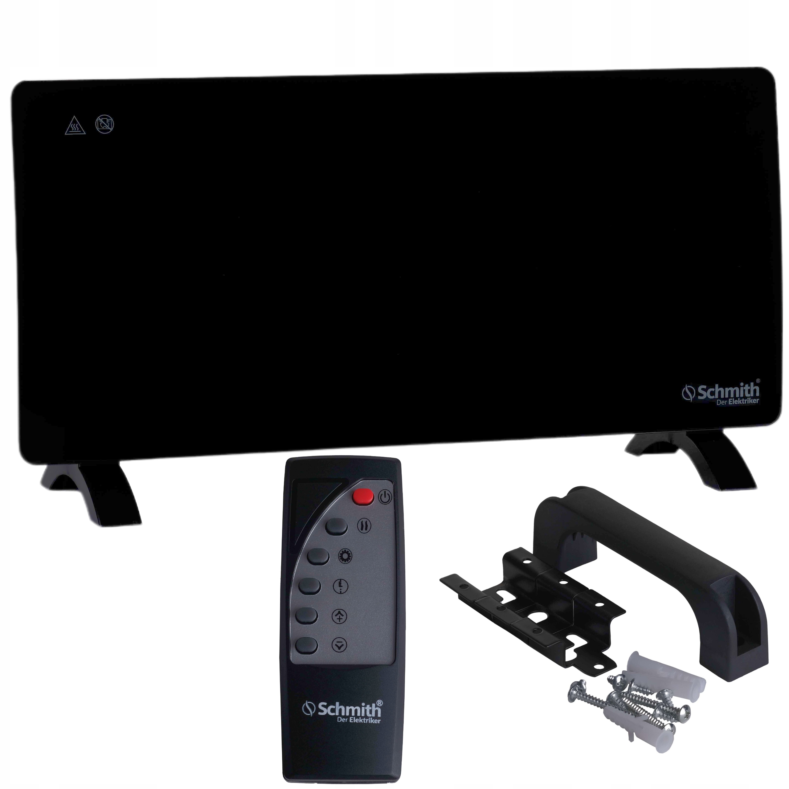 SCHMITH GRZEJNIK KONWEKTOROWY CZARNY 2000W WIFI + PILOT TIMER LCD