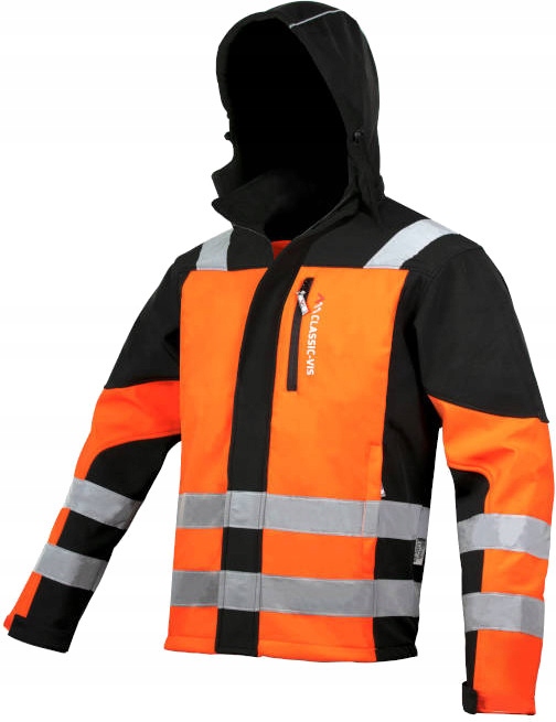 KURTKA ROBOCZA Softshell MĘSKA WODOODPORNA ODBLASKOWA OSTRZEGAWCZA BHP R.M
