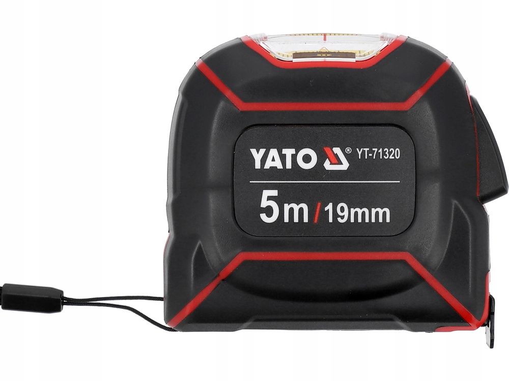 YATO TAŚMA MIARA ZWIJANA 5M X 19MM Z GÓRNYM ODCZYTEM Z BLOKADĄ YT-71320