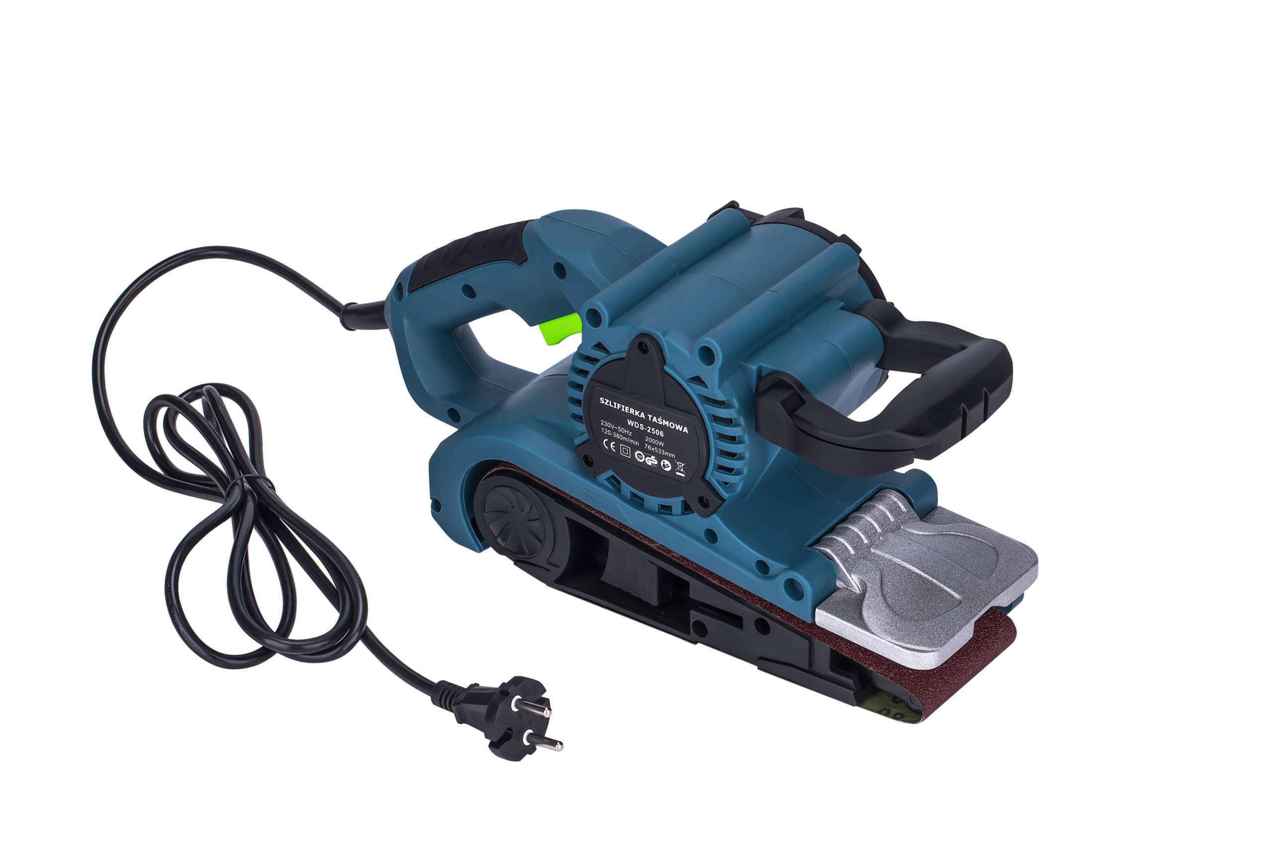 KOMPAKTOWA SZLIFIERKA TAŚMOWA 76x533mm 2000W SIECIOWA WDS2506 + WOREK