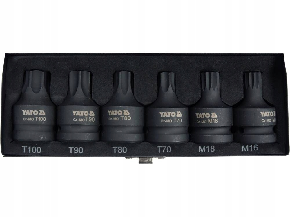 YATO NASADKI UDAROWE TRZPIENIOWE TORX SPLINE 6 SZT