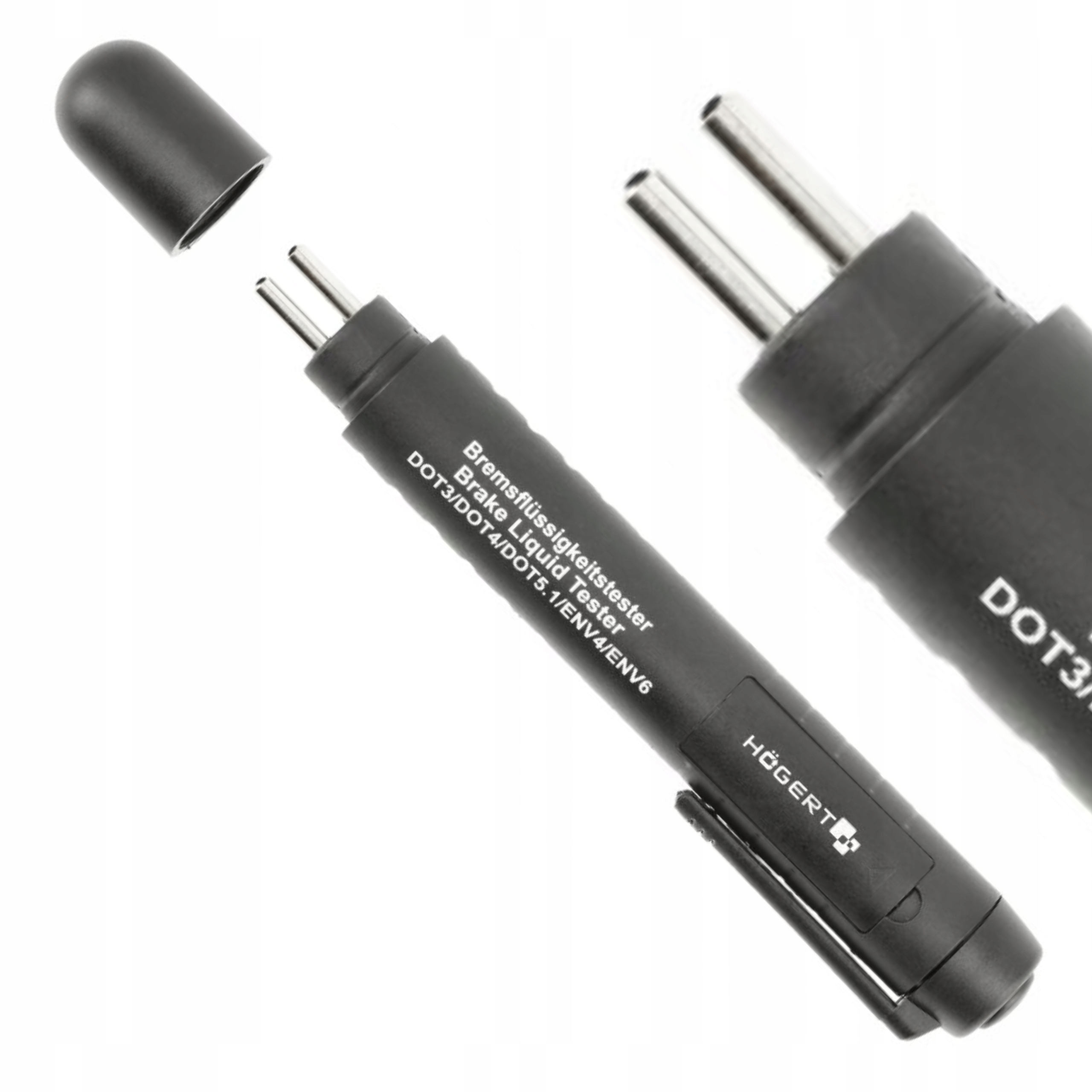 HOEGERT TESTER PŁYNU HAMULCOWEGO LED DO DOT 3 /4 /5.1 ENV4 ENV6 HT8G440