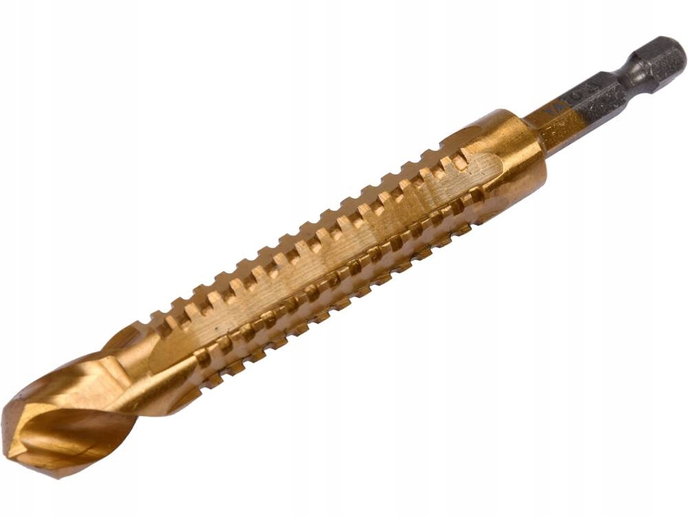 YATO WIERTŁO FREZUJĄCE DO METALU 13,0MM HSS-TIN HEX KRZYŻOWE OSTRZE 44831