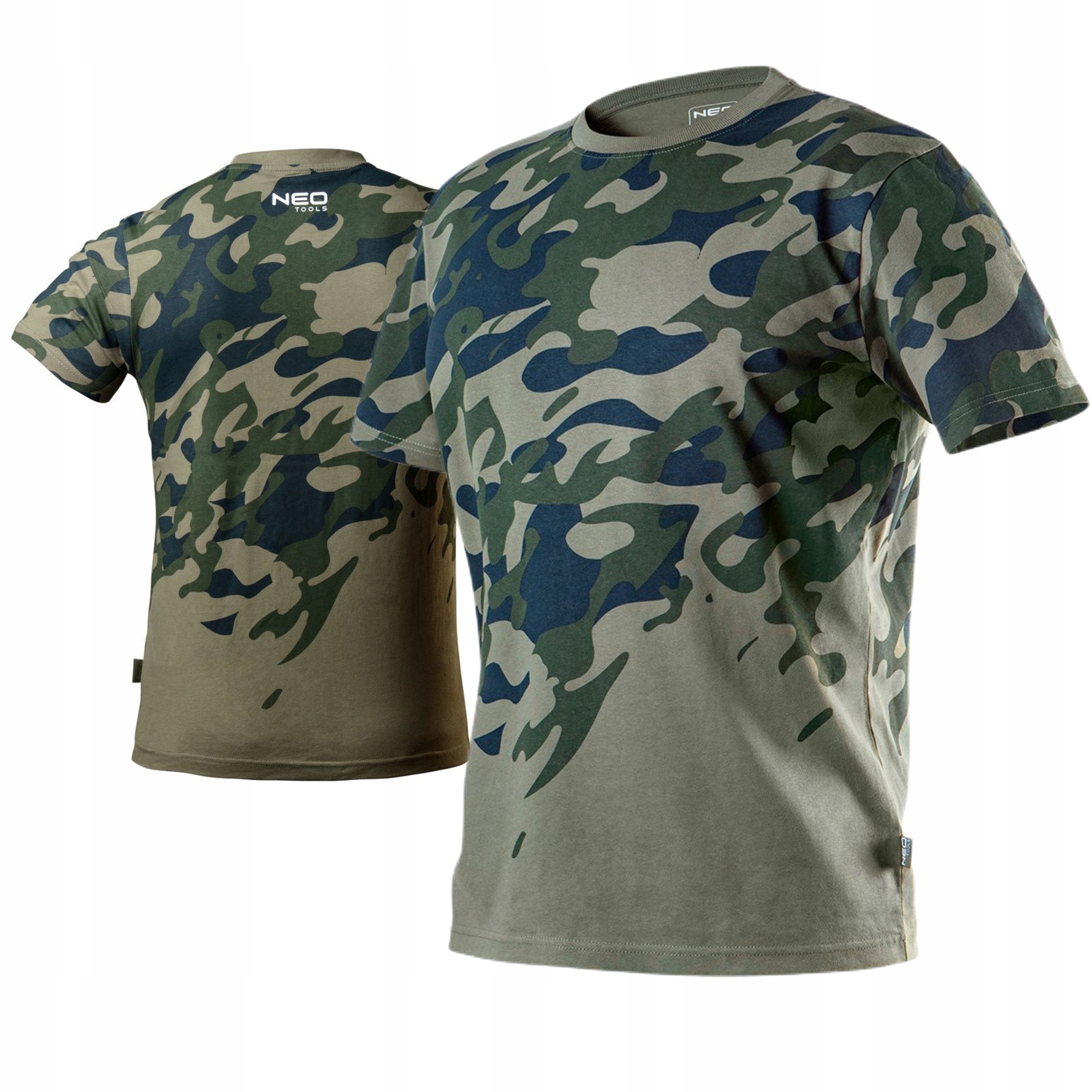 NEO TOOLS T-SHIRT ROBOCZY KOSZULKA BHP 81-613 CAMO ROZM XL/56 81-613-XL