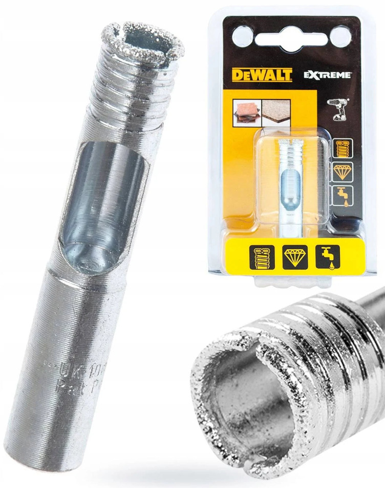 WIERTŁO DIAMENTOWE 8mm do CERAMIKI DeWALT DT6040