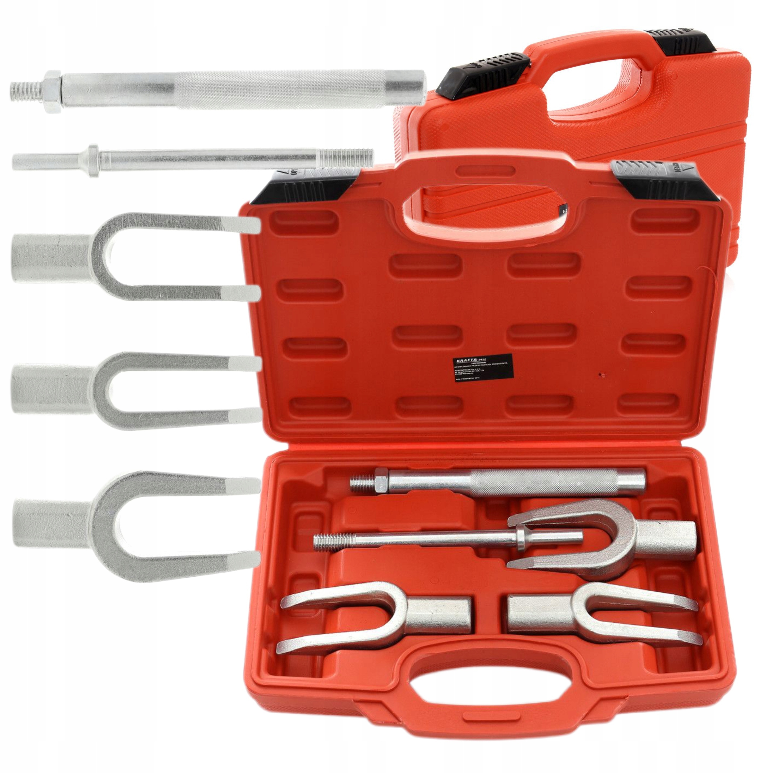 KRAFT&DELE ZESTAW ŚCIĄGACZY DO DRAŻKÓW KIEROWNICZYCH 3EL. WALIZKA KD10166