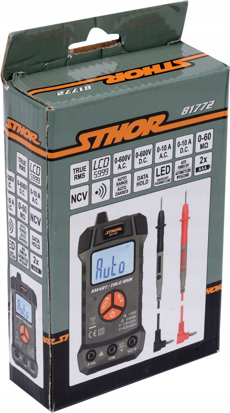 MIERNIK AUTOMATYCZNY SMART CYFROWY UNIWERSALNY TRUE RMS STHOR